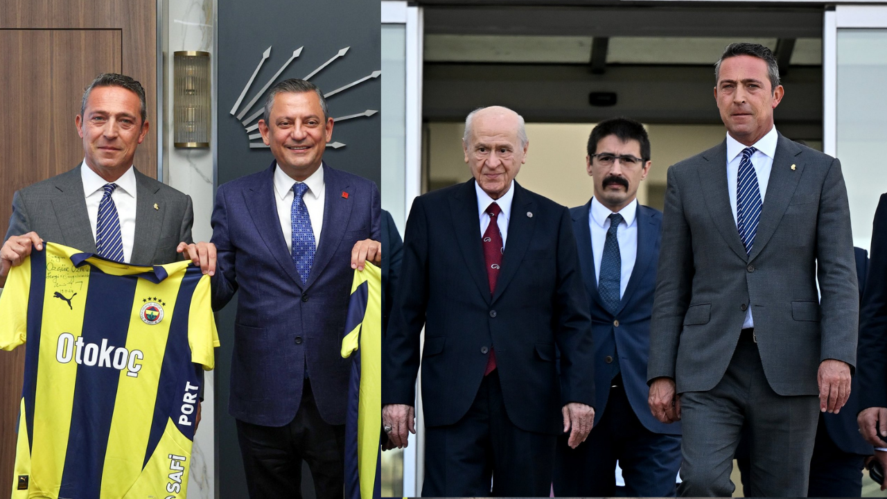 Fenerbahçe Başkanı Ali Koç Ankara'da CHP ve MHP liderlerini ziyaret etti