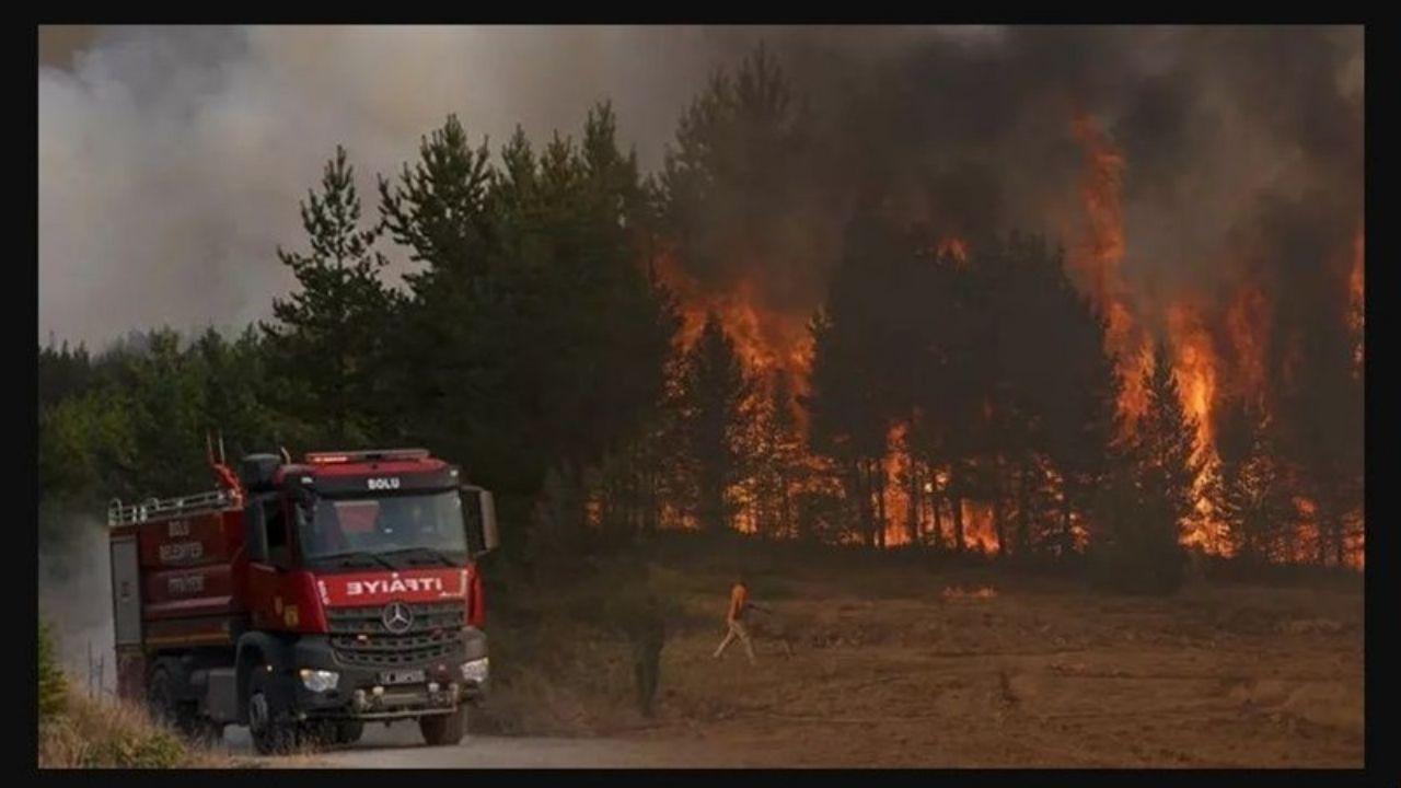 Ankara Kızılcahamam'daki yangın Bolu'ya sıçradı!